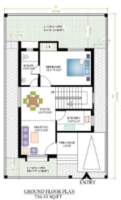 fortune park Floor Plan Ground Floor Plan