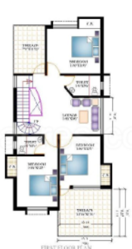fortune park Floor Plan First Floor Plan