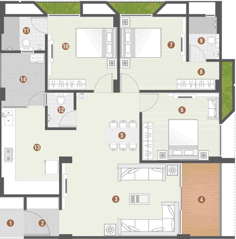  shreenand atria Floor Plan Floor Plan