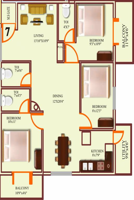 crystal Floor Plan Floor Plan