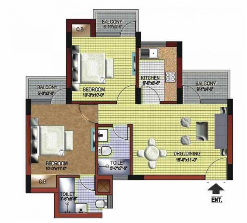  heights phase ii Floor Plan Floor Plan