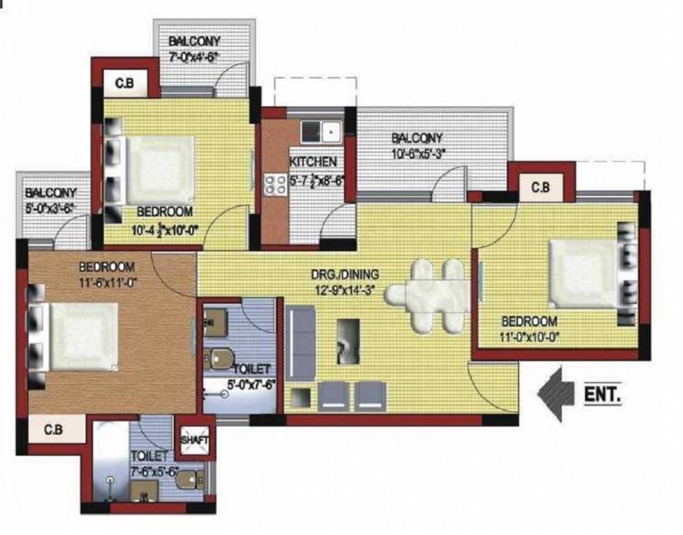  heights phase i Floor Plan Floor Plan