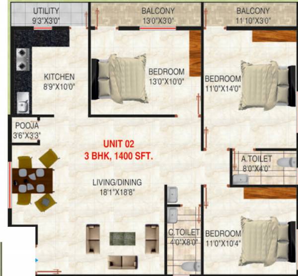  paradise Floor Plan Floor Plan