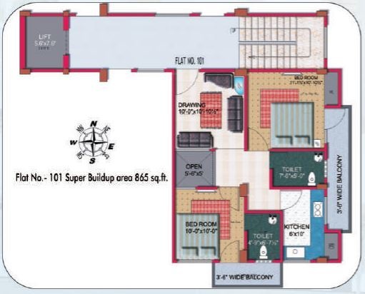  residency Floor Plan Floor Plan