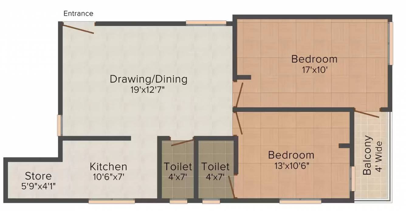  radhey krishna apartment Floor Plan Floor Plan