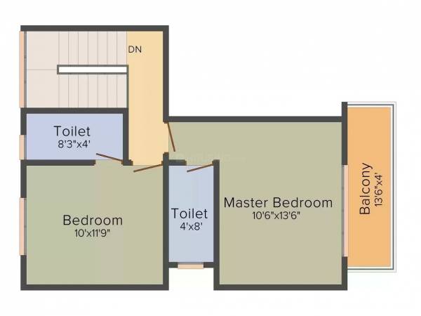  sereno-lake-homes Floor Plan Upper Level Duplex Plan