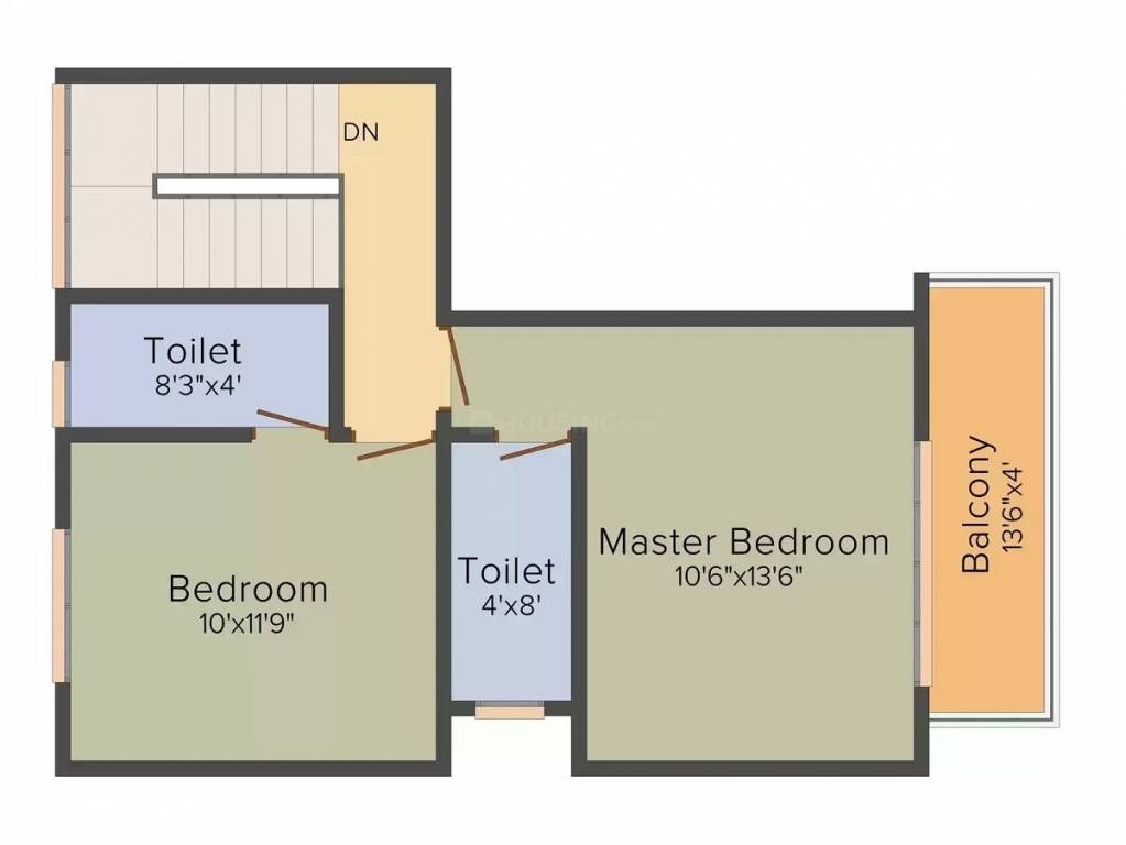  sereno lake homes Floor Plan Upper Level Duplex Plan