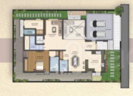  signature villas Floor Plan Ground Floor Plan