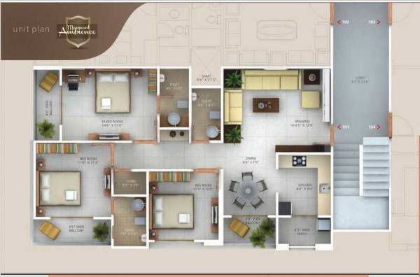  ambience Floor Plan Floor Plan