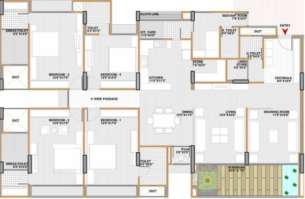  phase-cressida-i-at-apollo-db-city Floor Plan Floor Plan
