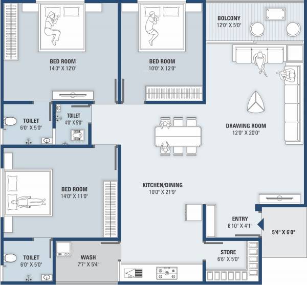  star Floor Plan Floor Plan
