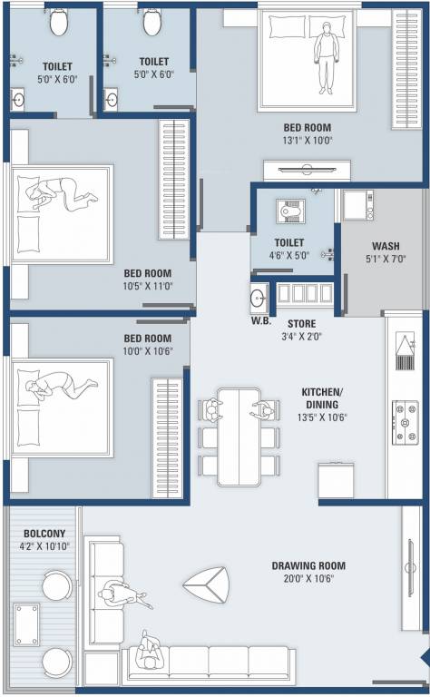  star Floor Plan Floor Plan