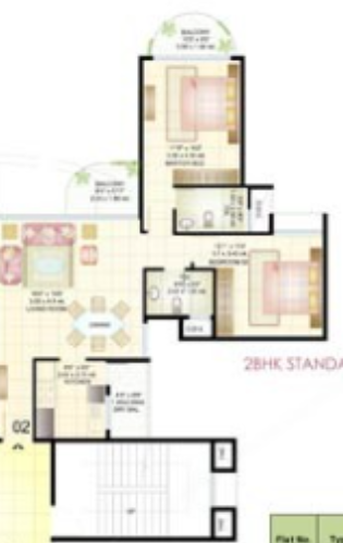landmark treasure town Floor Plan Upper Level Duplex Plan