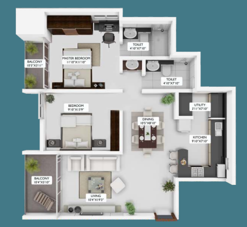  city-tower-c Floor Plan Floor Plan