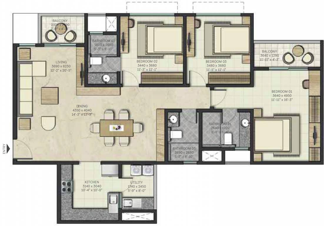 Floor Plan atlantis phase i block 3 and 4 Floor Plan Floor Plan