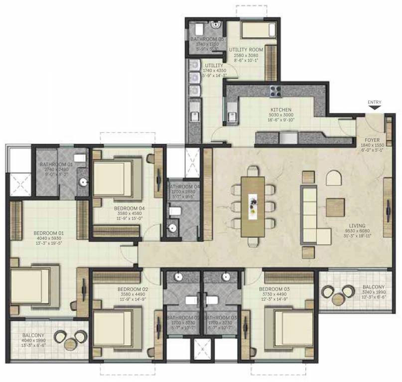 Floor Plan atlantis phase i block 3 and 4 Floor Plan Floor Plan