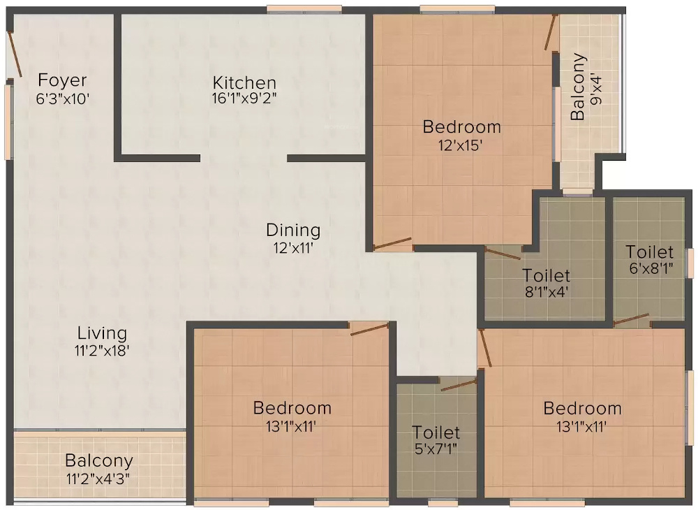  residency Floor Plan Floor Plan