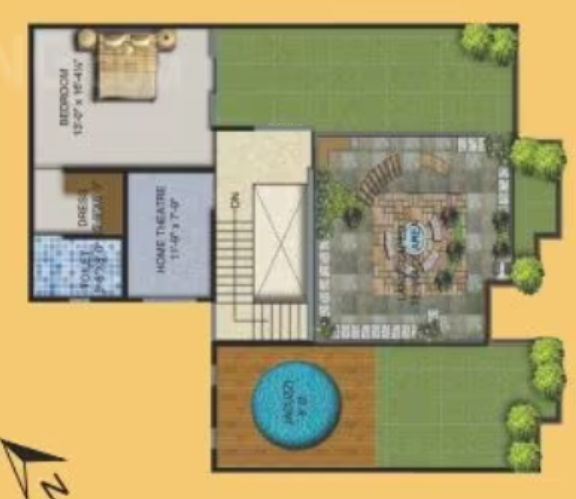 Upper Level Duplex Plan mayur dhwaj grand Floor Plan Upper Level Duplex Plan