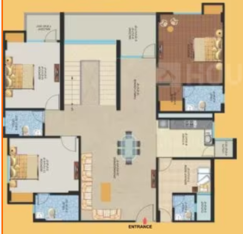 mayur dhwaj grand Floor Plan Lower Level Duplex Plan