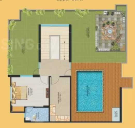 Upper Level Duplex Plan mayur dhwaj grand Floor Plan Upper Level Duplex Plan