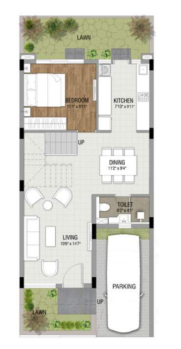  southern vista Floor Plan Ground Floor Plan