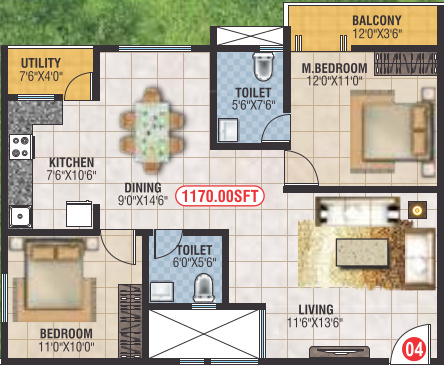  kvg-grandeur Floor Plan Floor Plan