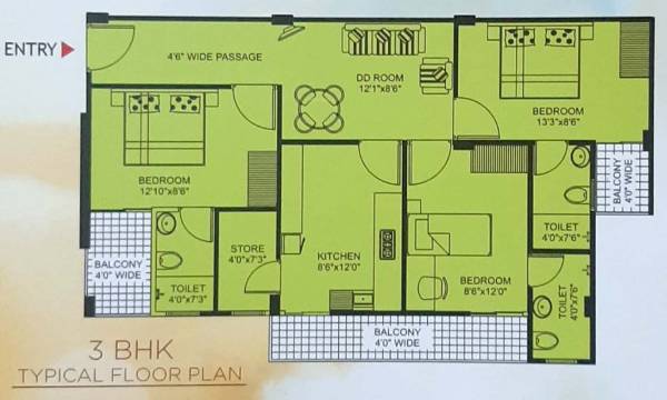  landmark-paradise Floor Plan Floor Plan