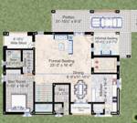  county-c-type-villas Floor Plan Ground Floor Plan