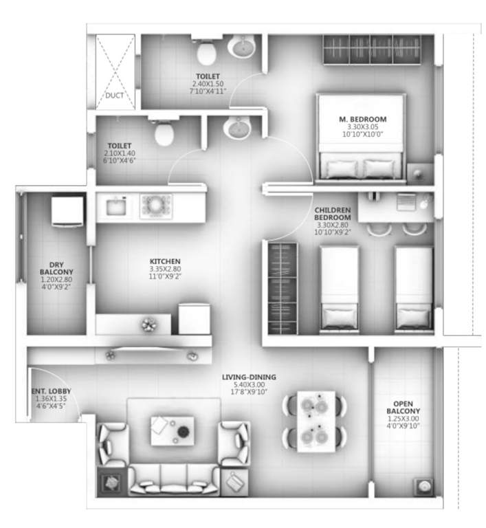  ganga asmi Floor Plan Floor Plan