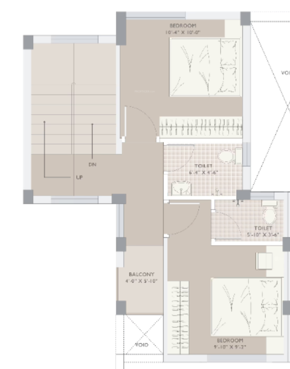  gems-bougainvillas Floor Plan First Floor Plan