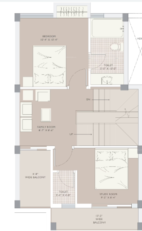 gems bougainvillas Floor Plan First Floor Plan