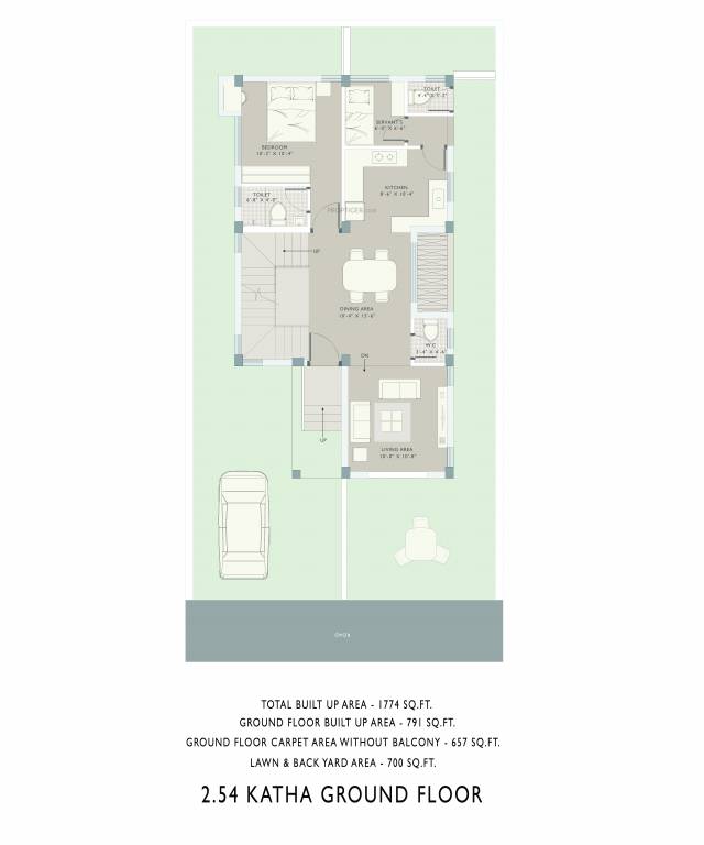  gems bougainvillas Floor Plan Ground Floor Plan