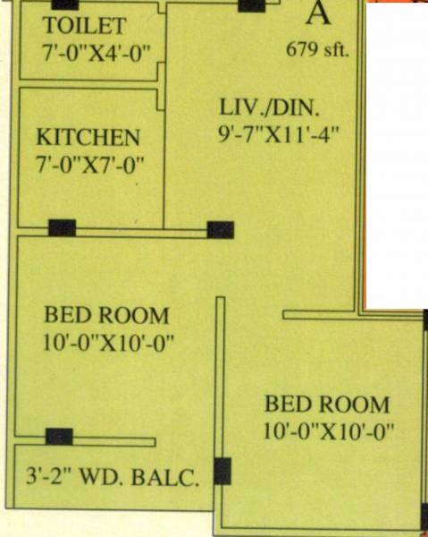  siddhidata-apartment Floor Plan Floor Plan