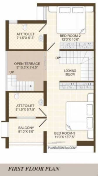  vraj-gopi-residency Floor Plan First Floor Plan