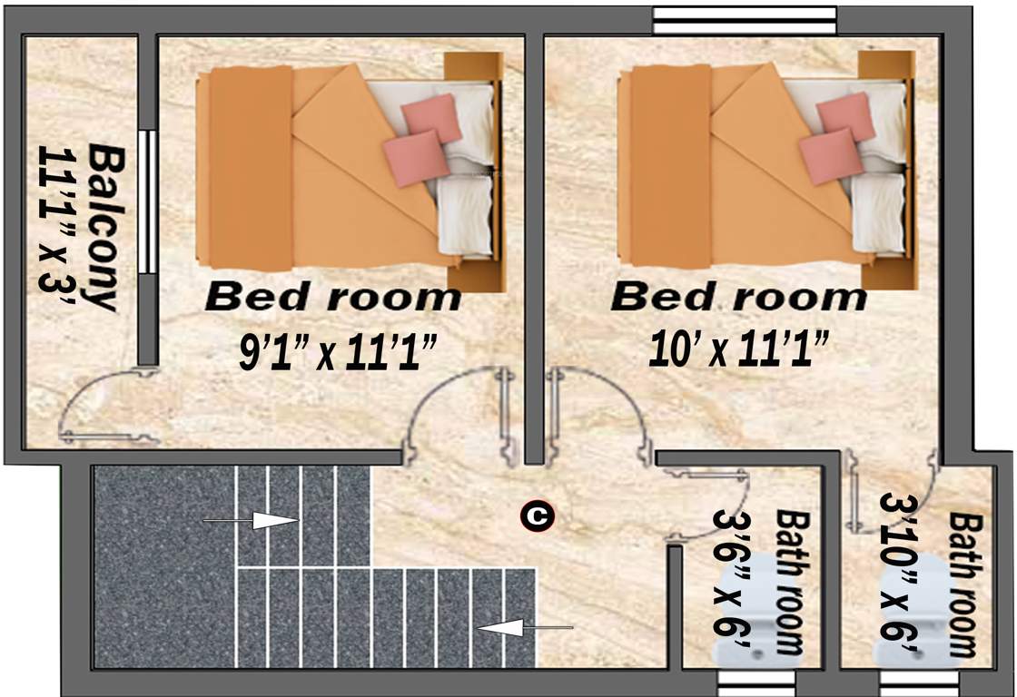  sahana villas Floor Plan First Floor Plan