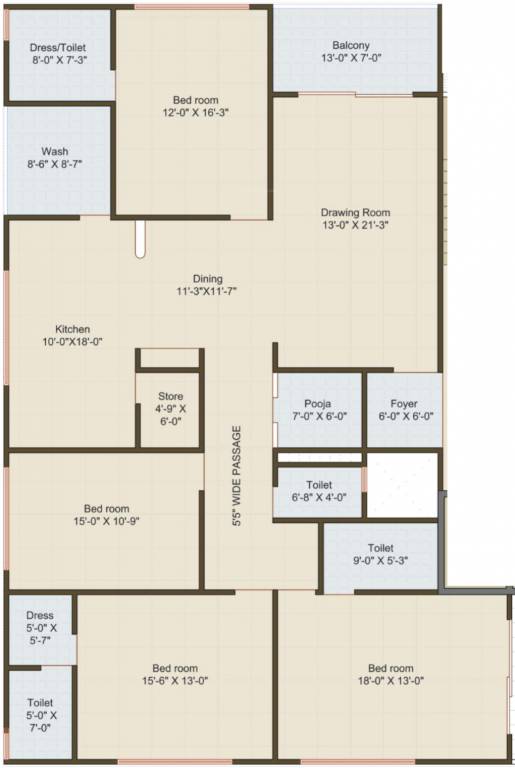  aavkar homes Floor Plan Floor Plan