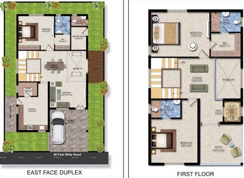  lahari-aananda-spring-field-villas Floor Plan Floor Plan