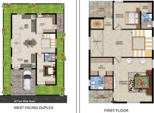  lahari-aananda-spring-field-villas Floor Plan Floor Plan