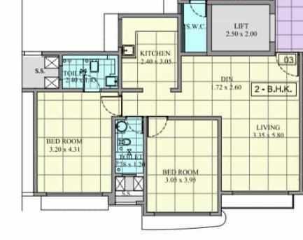  park-royale-c-d-wing Floor Plan Floor Plan