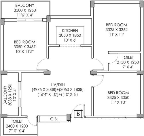  kedareshwar-co-operative-housing-society Floor Plan Floor Plan