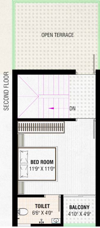 Second Floor Plan pavitra bunglows Floor Plan Second Floor Plan