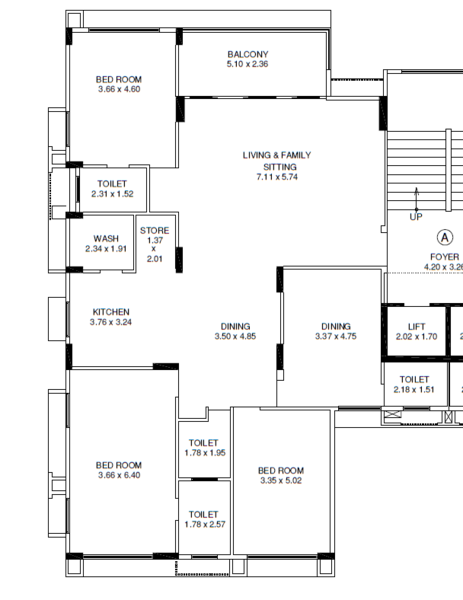  aatrey-tulips Floor Plan Floor Plan