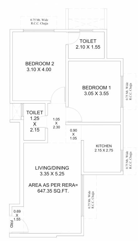  deepanjali co operative housing society ltd Floor Plan Floor Plan