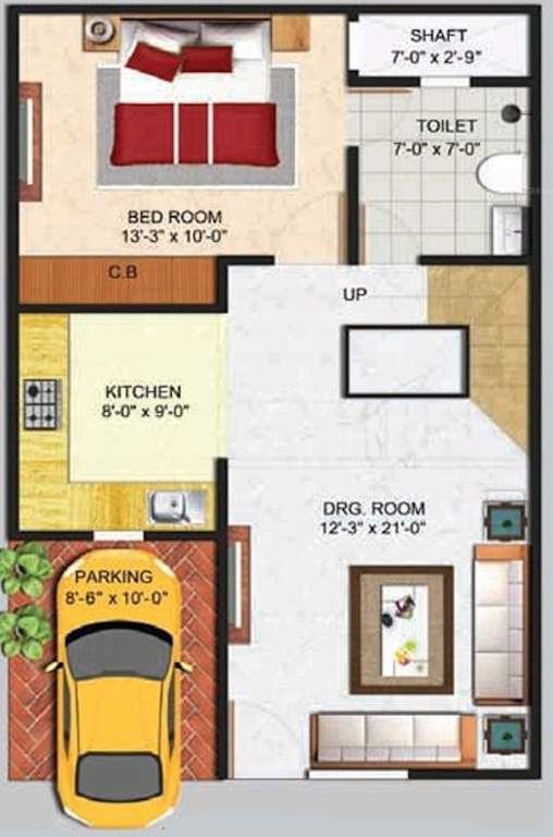  green Floor Plan Ground Floor Plan