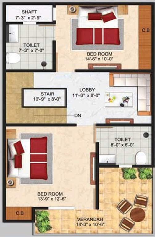  green Floor Plan First Floor Plan
