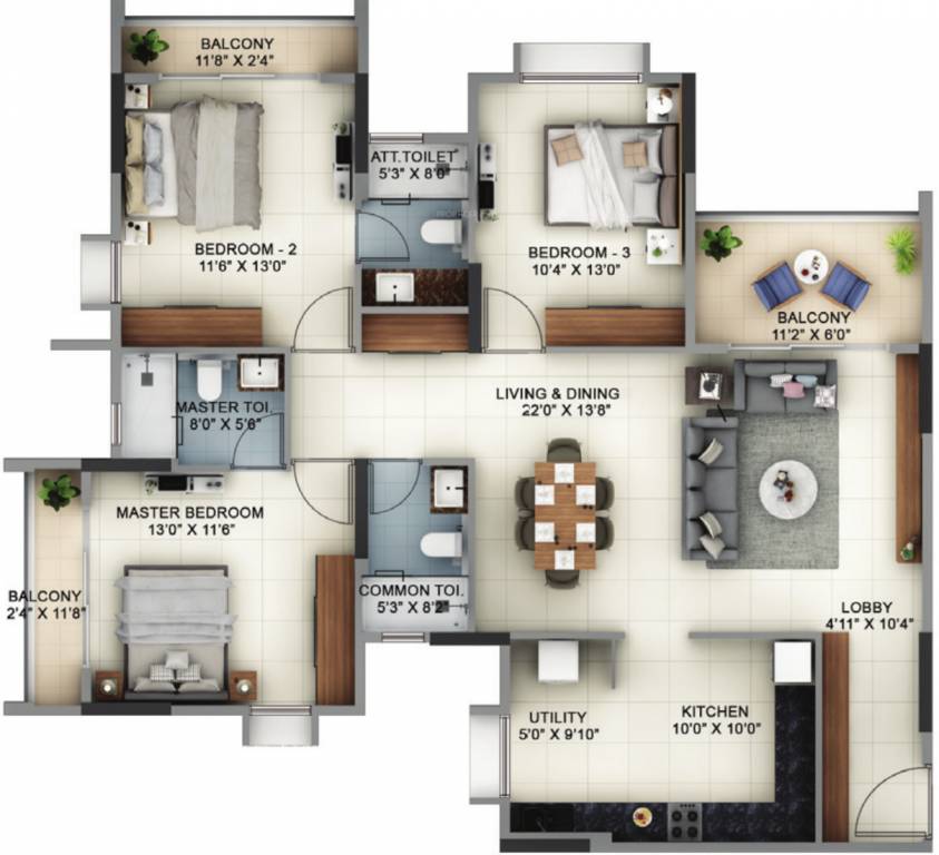 sattva signet Floor Plan Floor Plan