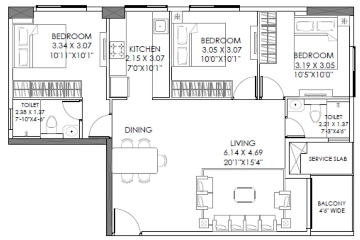 aubburn at sarova Floor Plan Floor Plan
