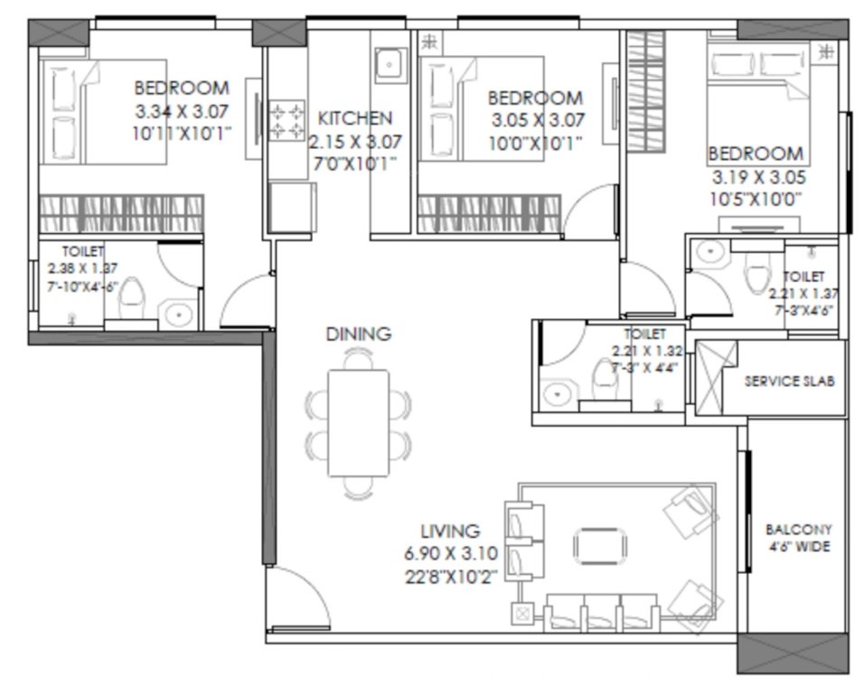 aubburn at sarova Floor Plan Floor Plan
