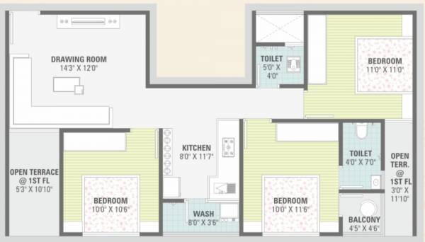  aarna-heights Floor Plan Floor Plan
