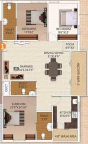  reliance avans florenza Floor Plan Floor Plan